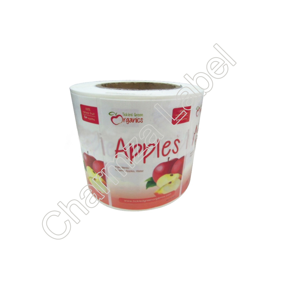 Custom Adhesive Fruit Sticker Laminated Labels