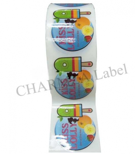 Fruit Round Adhesive Sticker Printing