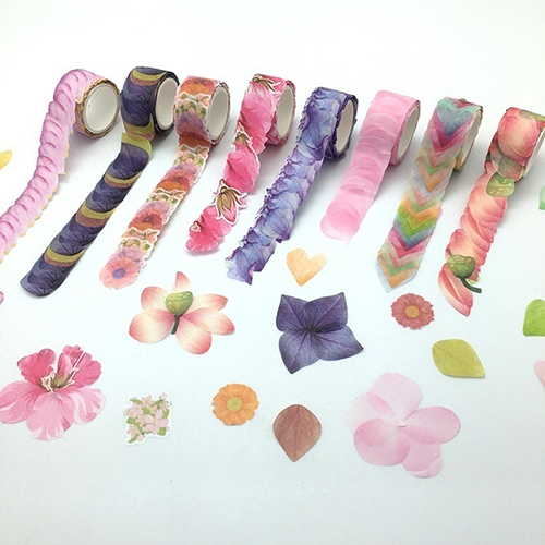 Custom Design Petal Washi Stickers